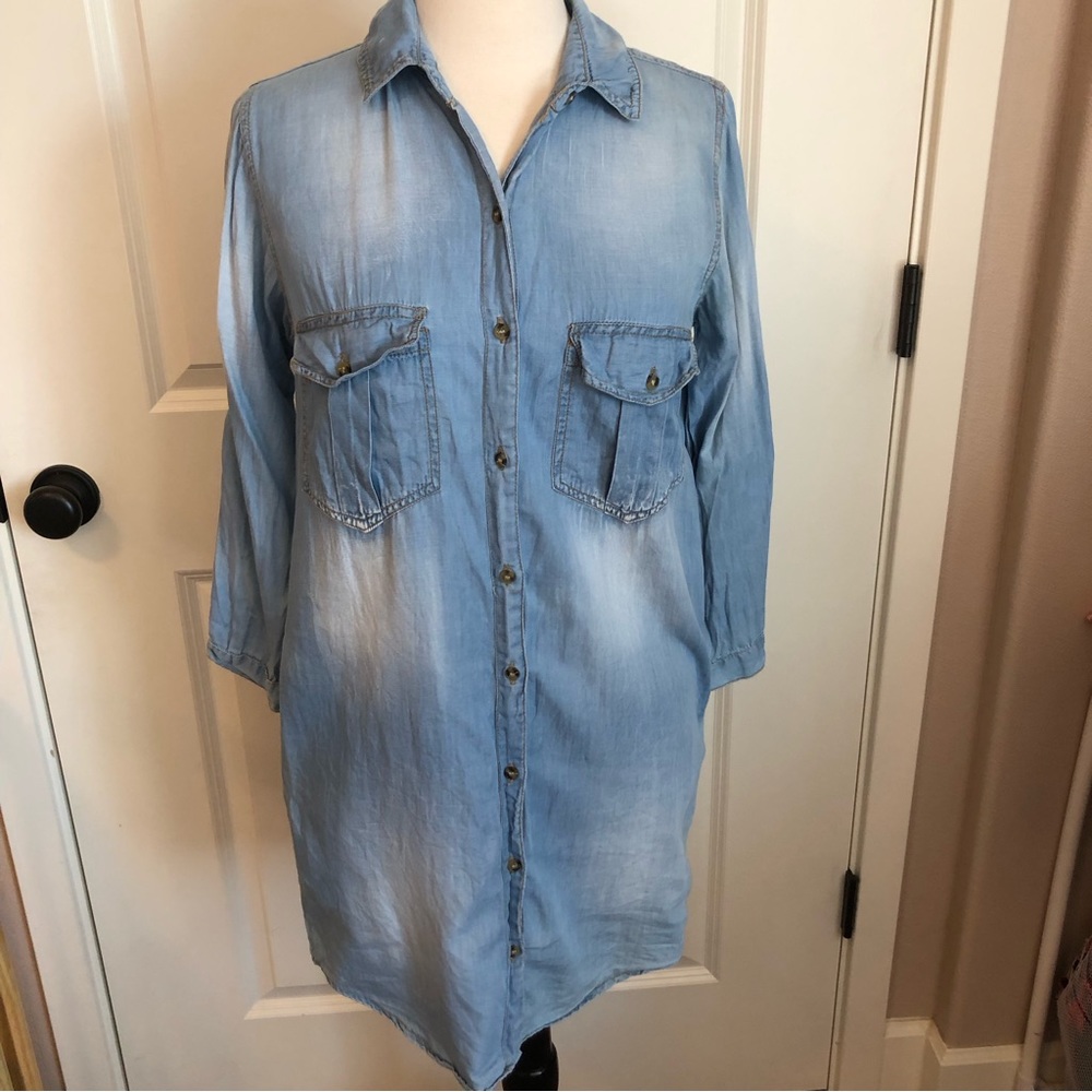 Button up dress